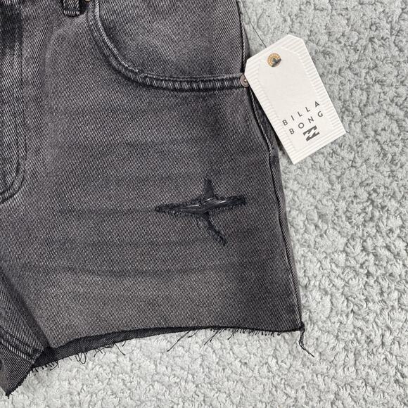 Billabong High Tides High Rise Distressed Shorts Women’s Size 28 - Picture 3 of 10